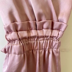 Pink Silk Jumpsuit